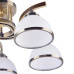 Lustra Darla 5 LY-3310, 5 x E27, bronz + alb, clasica Klausen - imagine 1