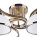 Lustra Darla 5 LY-3310, 5 x E27, bronz + alb, clasica Klausen - imagine 2