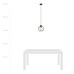 Pendul Ajax 1 Black/Gold 1200/1 Emibig - imagine 3