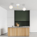 Lustra Magnum 2 alb/auriu/alb opal 1234/2 Emibig– design modern cu accente elegante pentru living - imagine 2