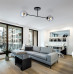 Plafoniera Roma 2 negru/grafit 1245/2 Emibig - imagine 2