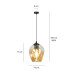 Pendul Istar 1 BL Honey 677/1 Emibig - imagine 2