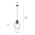 Pendul Istar 1 BL Transparent 679/1 Emibig - imagine 2