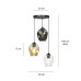 Pendul Istar 3 BL Premium Honey 681/3PREM Emibig - imagine 3